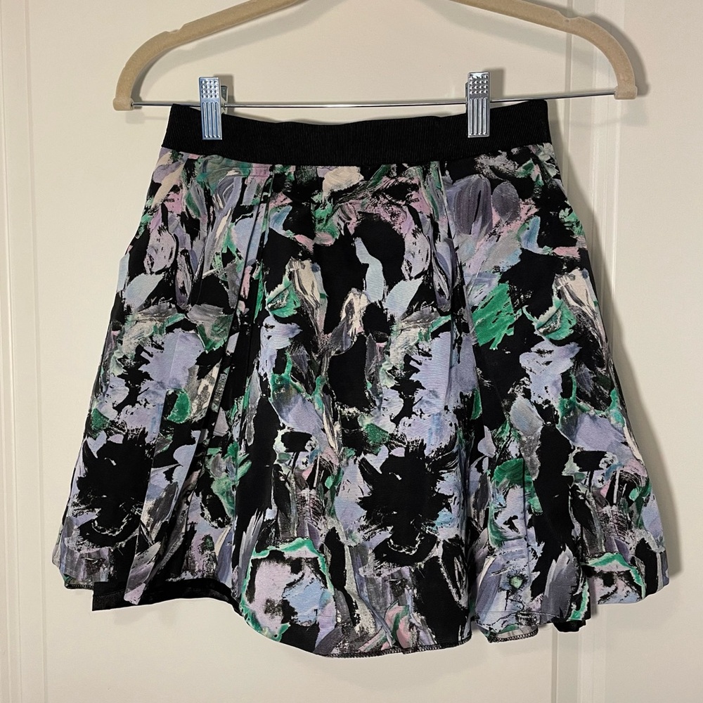 Milly Minis Black and green Katie skirt